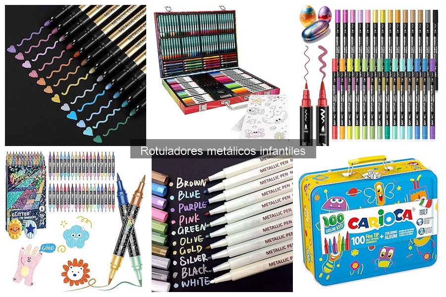Mejores rotuladores metálicos para actividades escolares