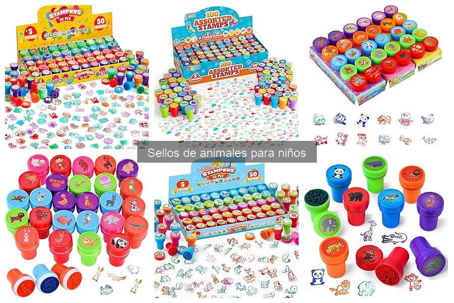 Mejores sellos de animales para niños: Comparativa 2023