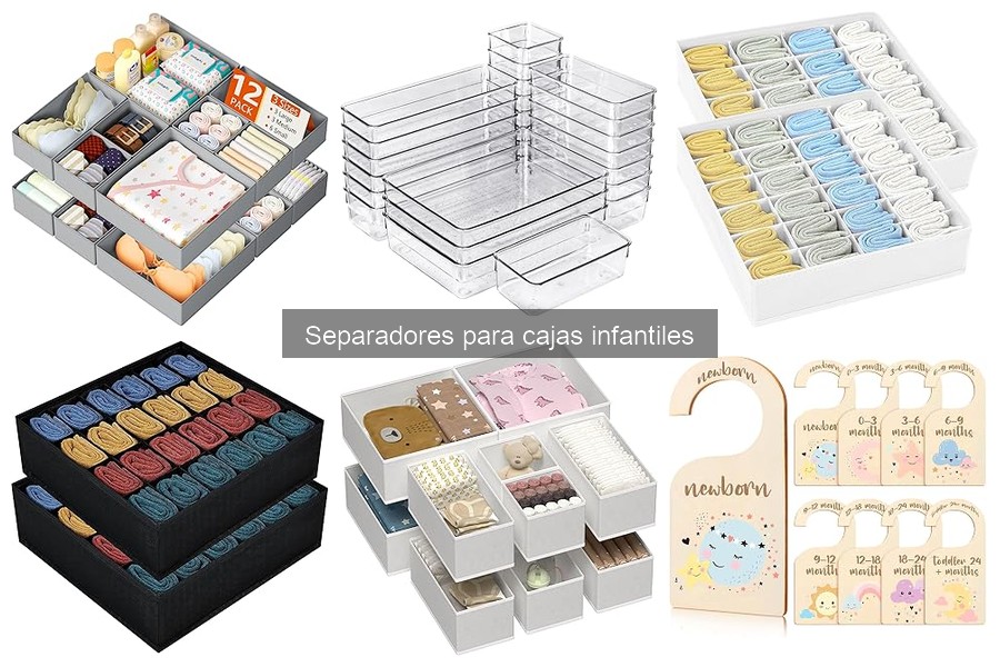 Mejores separadores para cajas infantiles según el uso