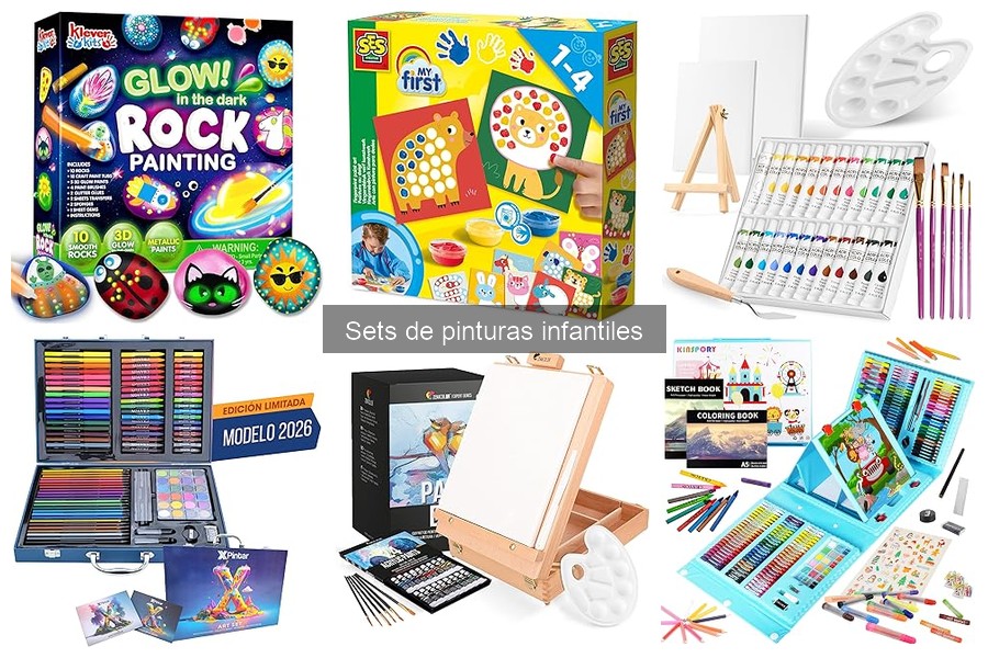 Mejores sets de pinturas para niños de 3 a 5 años