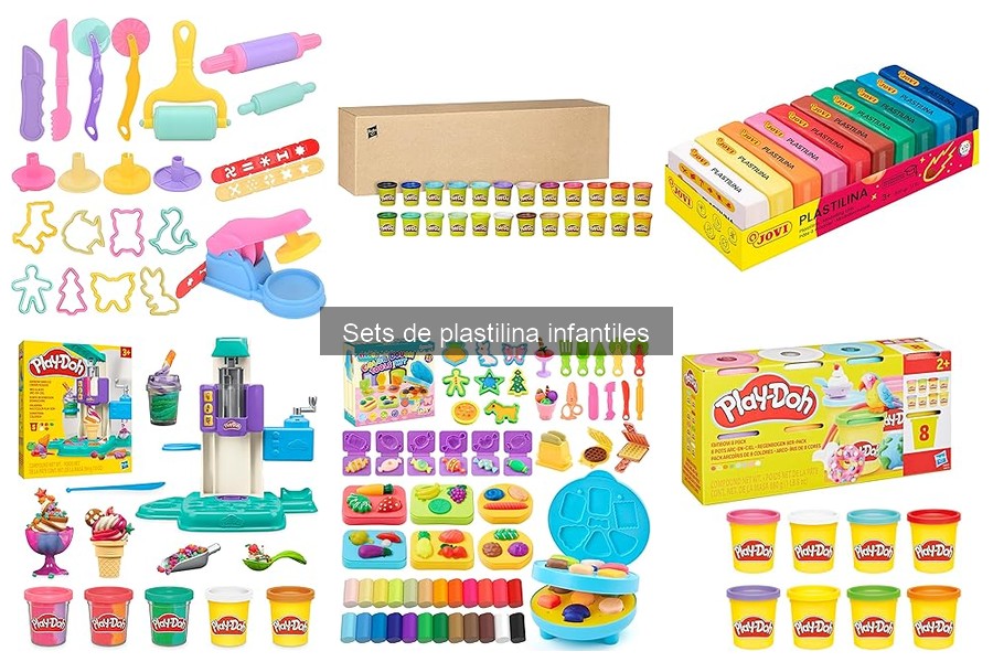 Mejores sets de plastilina para estimular la creatividad infantil