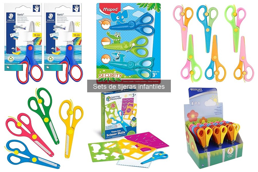 Mejores sets de tijeras infantiles según la edad