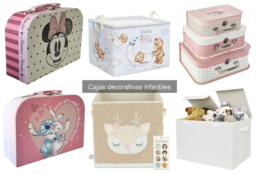 Mejores tiendas online para cajas decorativas infantiles