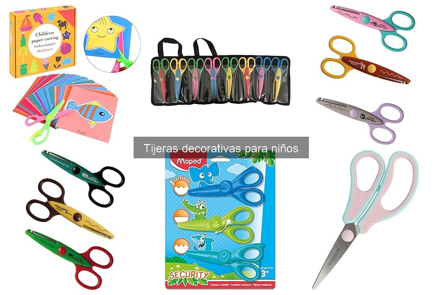 Mejores tijeras decorativas para niños: guía de compra
