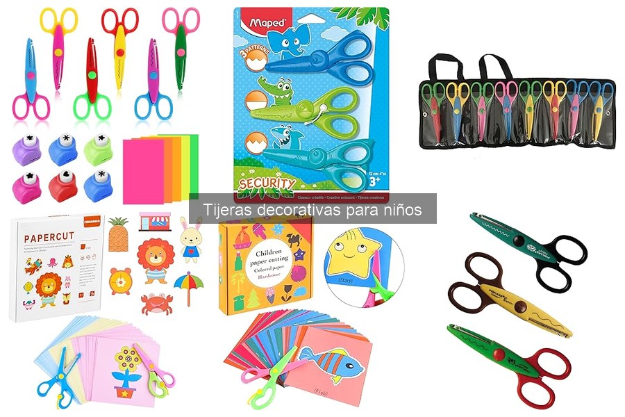 Mejores tijeras decorativas para niños: marcas y comparativa