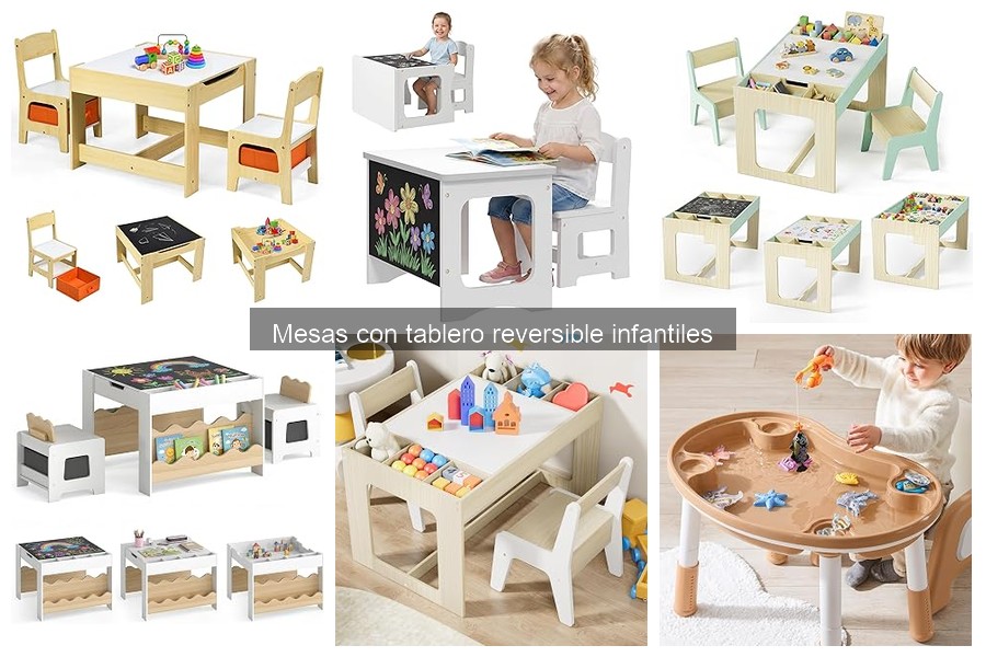 Mesas con Tablero Reversible Infantiles: Compra Rápido y Fácil