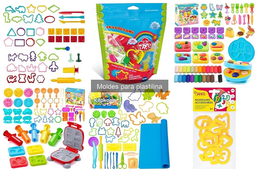 Moldes para plastilina: Ideas creativas para usar en casa