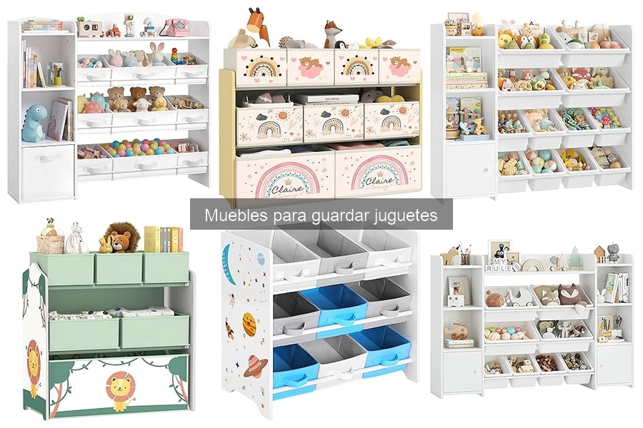 Muebles Multifuncionales para Almacenar Juguetes en Niños
