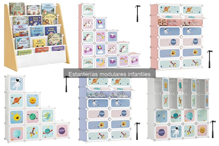 Ofertas de estanterías modulares infantiles en Amazon