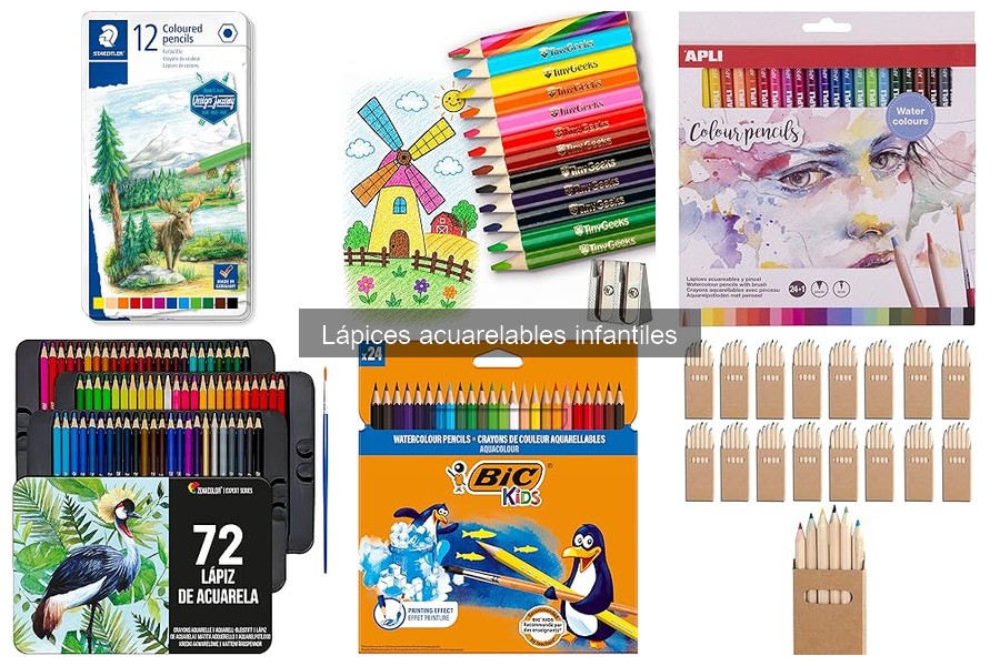 Ofertas de lápices acuarelables infantiles: ¡ahorra hoy!
