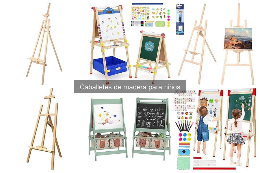 Opiniones de padres sobre caballetes de madera para niños
