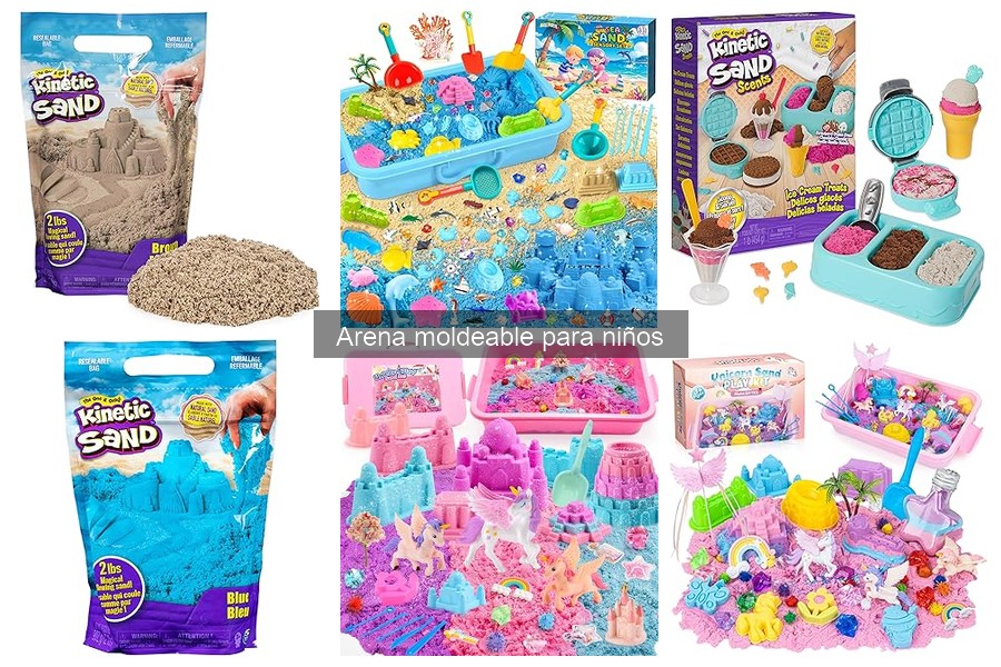 Opiniones sobre arena moldeable para niños: Kinetic Sand y más
