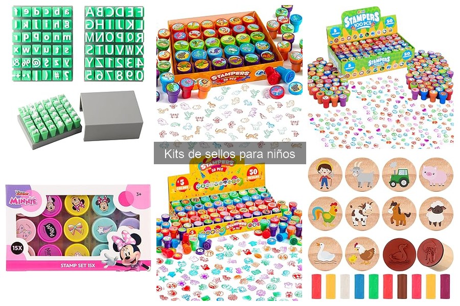 Opiniones sobre kits de sellos para niños de marcas populares