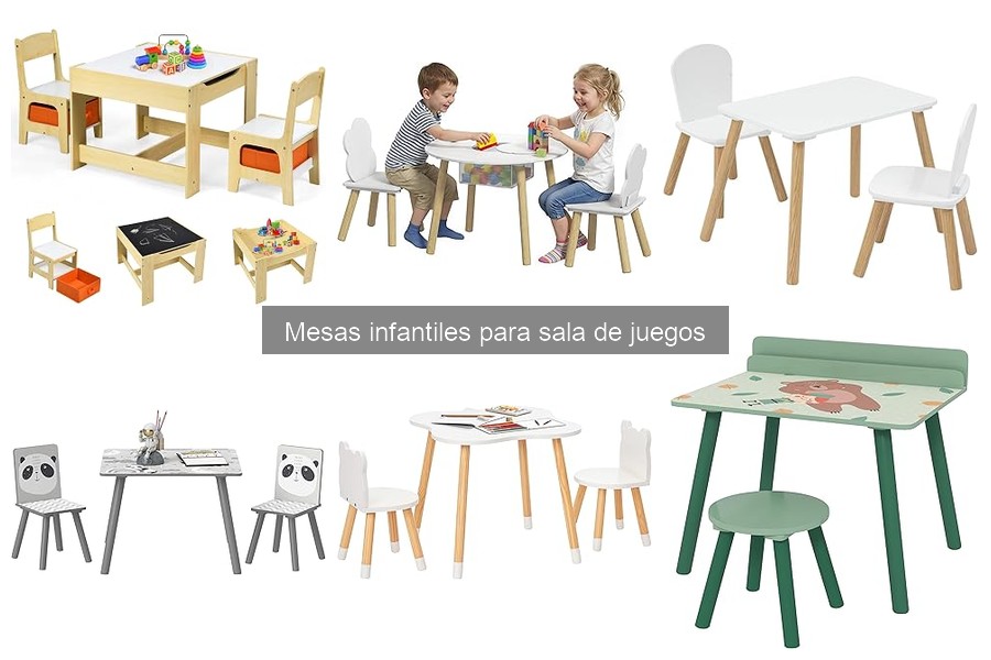 Opiniones sobre Mesas Infantiles: ZONEKIZ, Atmosphera y HOMCOM