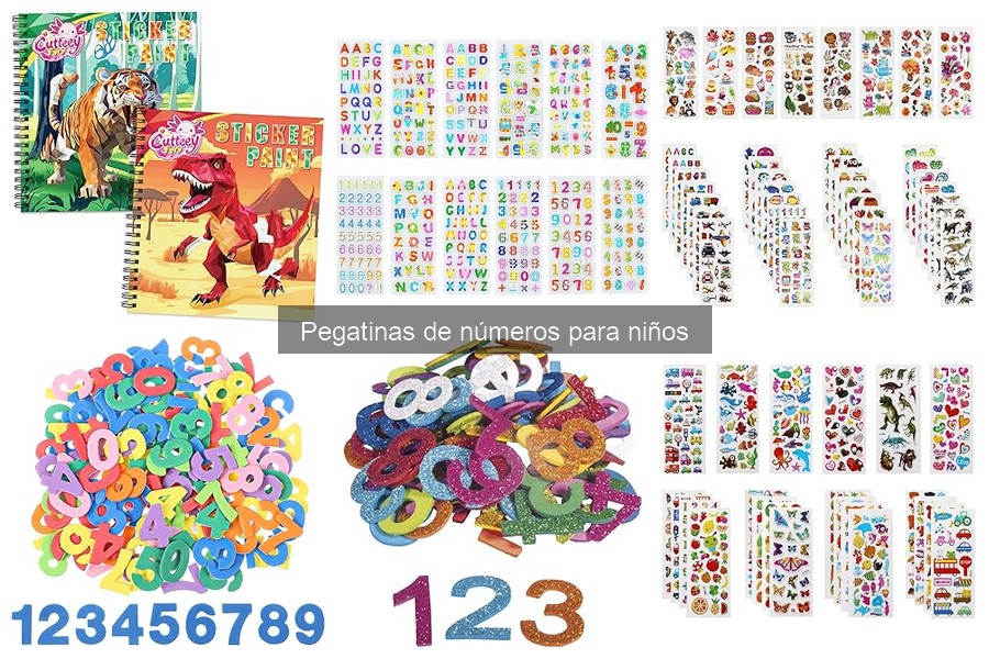 Opiniones sobre pegatinas de números para niños