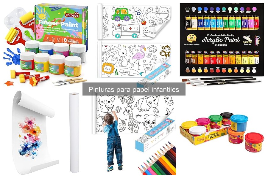 Opiniones sobre pinturas infantiles para papel: reseñas y valoraciones