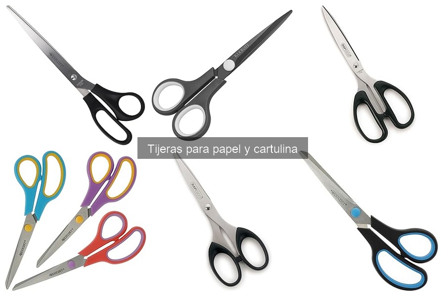 Opiniones sobre tijeras para papel y cartulina: ¿Cuáles elegir?