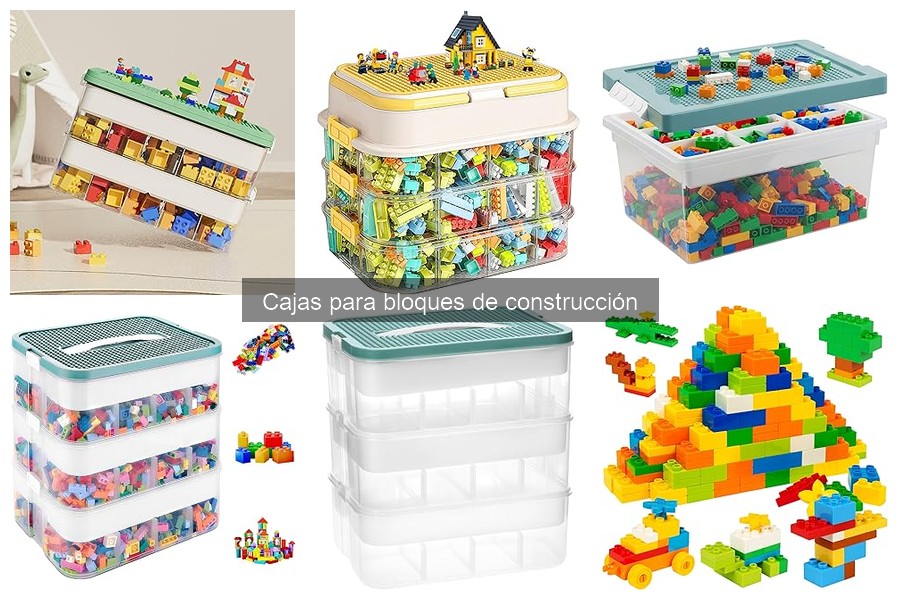 Organiza tus bloques de construcción en una caja fácilmente