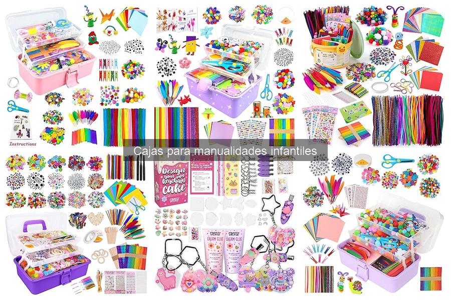 Personaliza cajas para manualidades infantiles: ideas creativas
