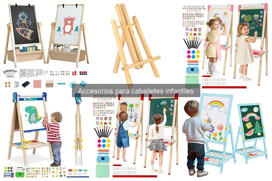 Precios de accesorios para caballetes infantiles en 2023