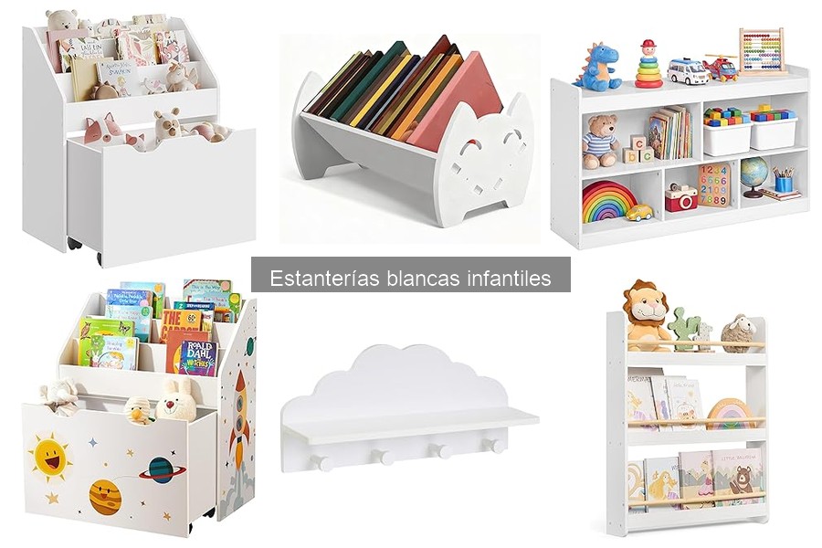 Preguntas Frecuentes sobre Estanterías Blancas Infantiles