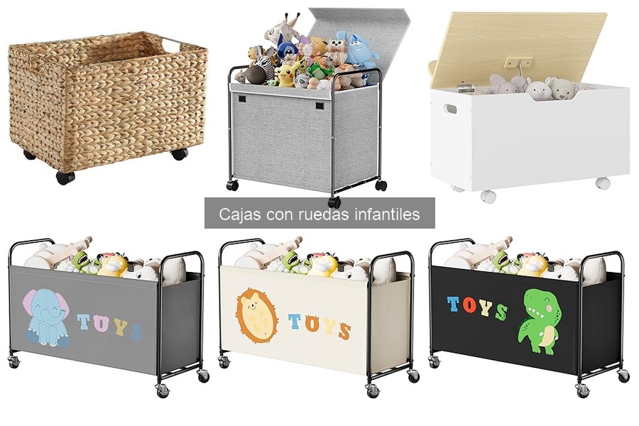 Problemas comunes al usar cajas con ruedas para juguetes