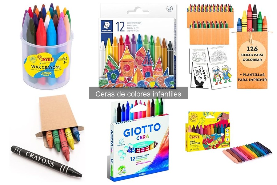 Problemas comunes al usar ceras de colores con niños