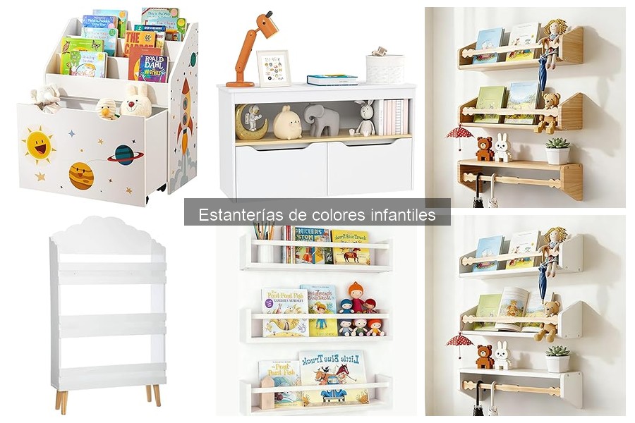 Problemas comunes al usar estanterías de colores infantiles