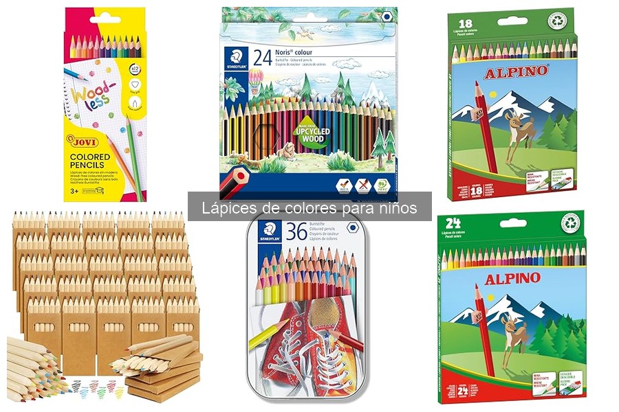Problemas comunes al usar lápices de colores para niños