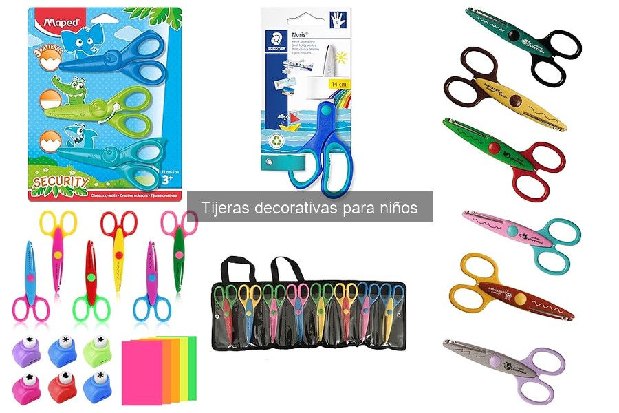 Problemas comunes al usar tijeras decorativas para niños