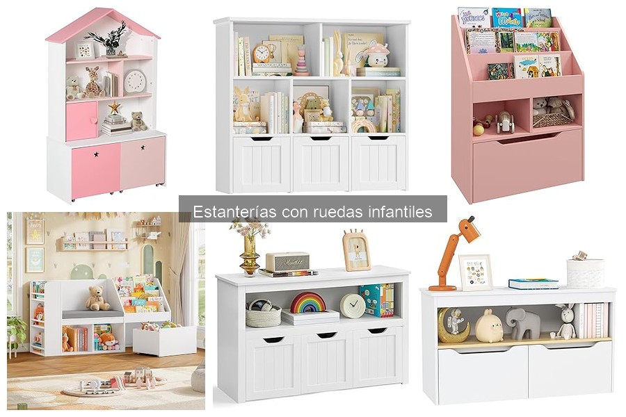 Problemas comunes con estanterías con ruedas para niños