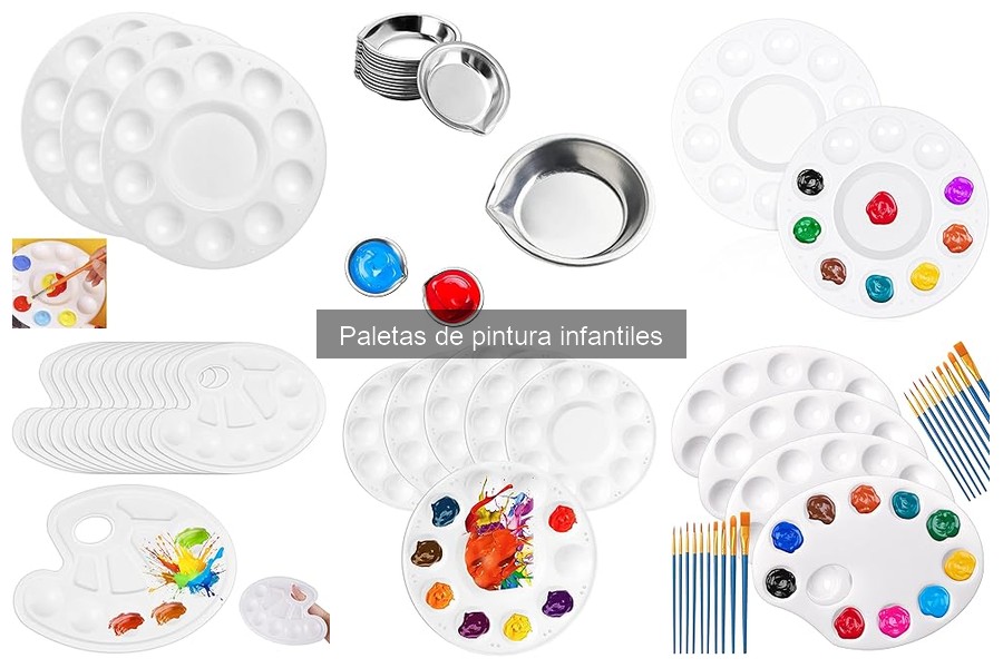 Problemas comunes con paletas de pintura infantiles