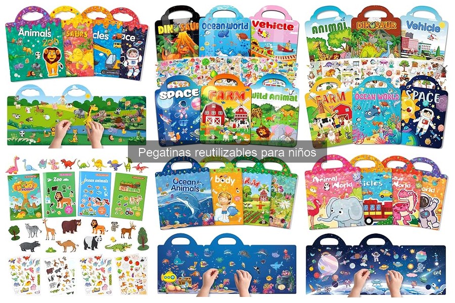 Problemas comunes con pegatinas reutilizables para niños