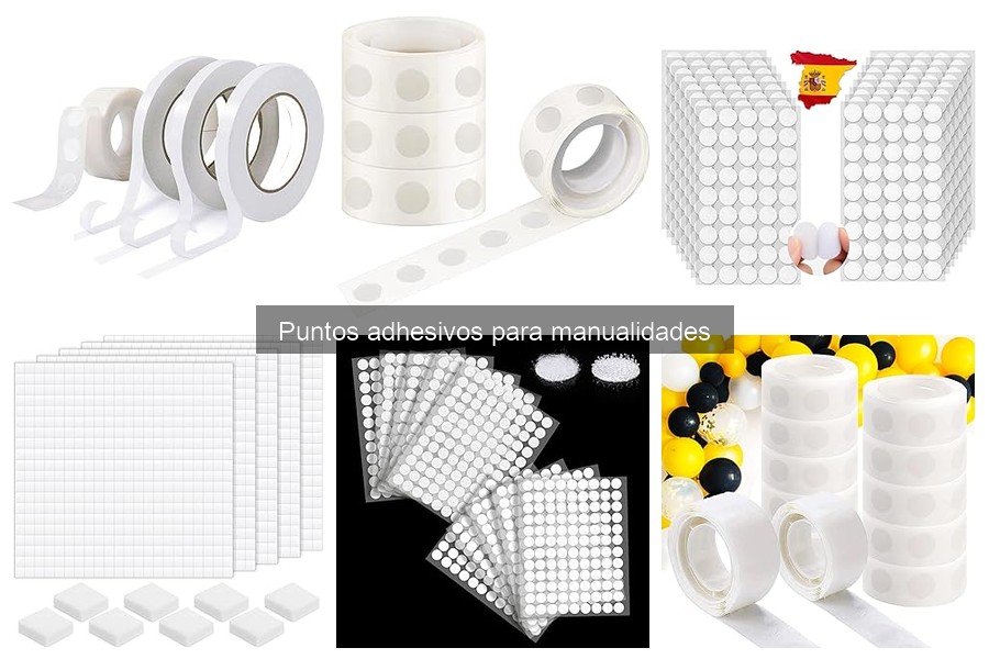 Proyectos Creativos con Puntos Adhesivos para Manualidades