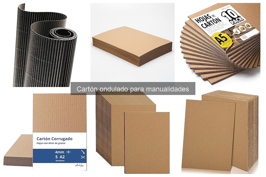 Proyectos de manualidades con cartón ondulado para niños