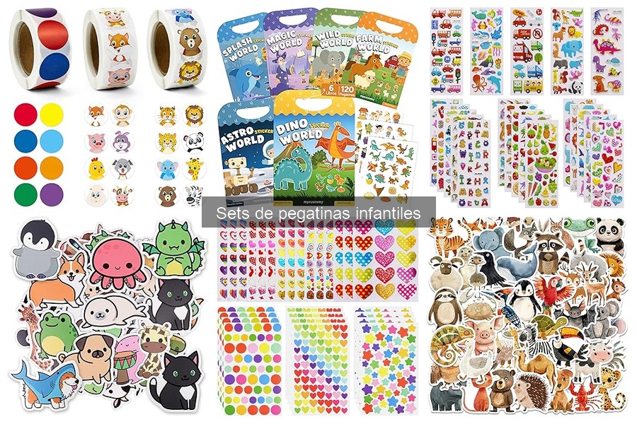 ¿Qué considerar al comprar sets de pegatinas infantiles?