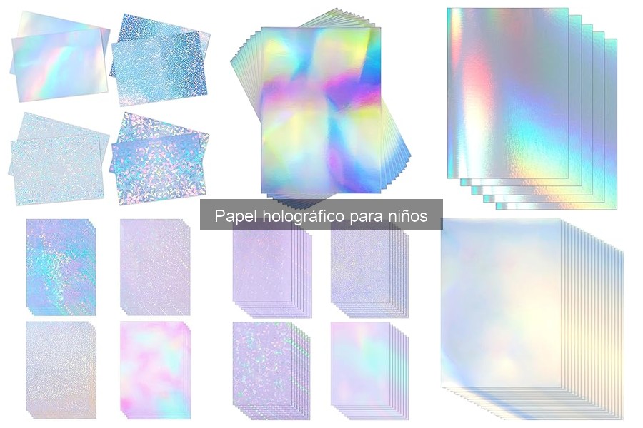 ¿Qué es el papel holográfico para niños? Características y Usos