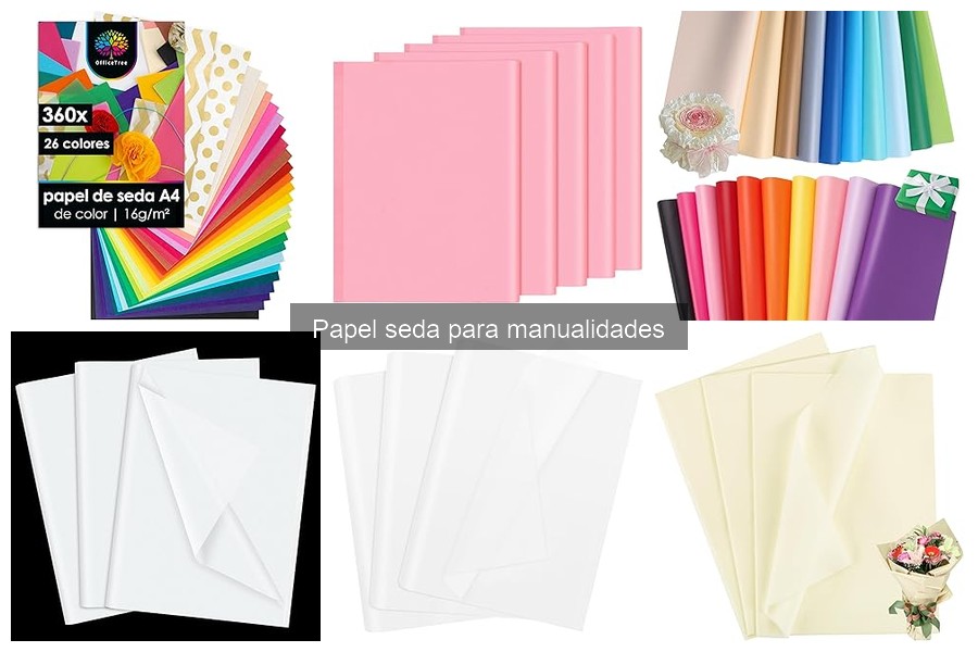 ¿Qué es el papel seda y cómo se utiliza en manualidades?