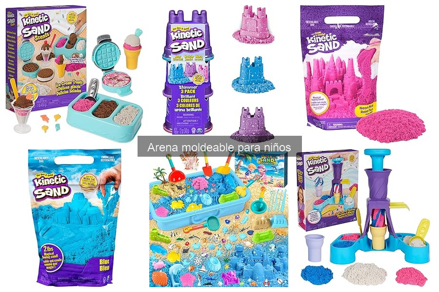 ¿Qué es la arena moldeable para niños? Descubre sus características