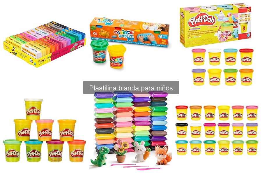 ¿Qué es la plastilina blanda para niños? Beneficios y usos