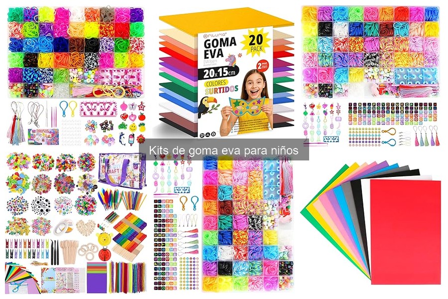 ¿Qué es un kit de goma eva para niños? Descúbrelo aquí