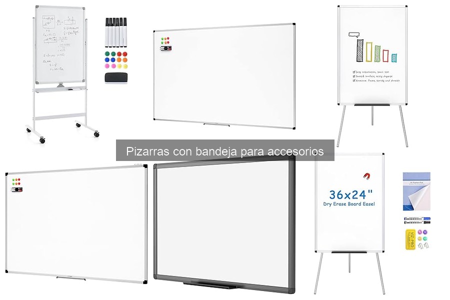 ¿Qué es una pizarra con bandeja para accesorios?