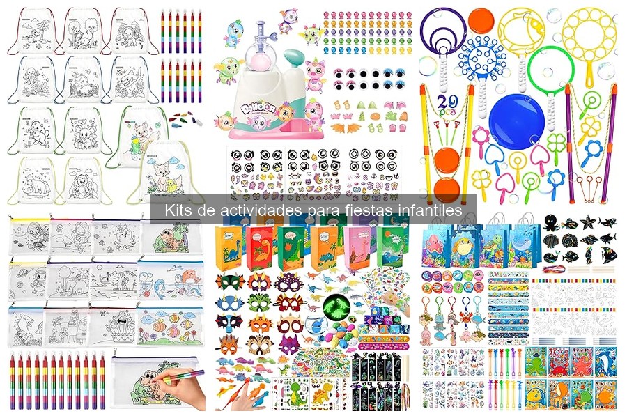 ¿Qué incluir en un kit de actividades para fiestas infantiles?