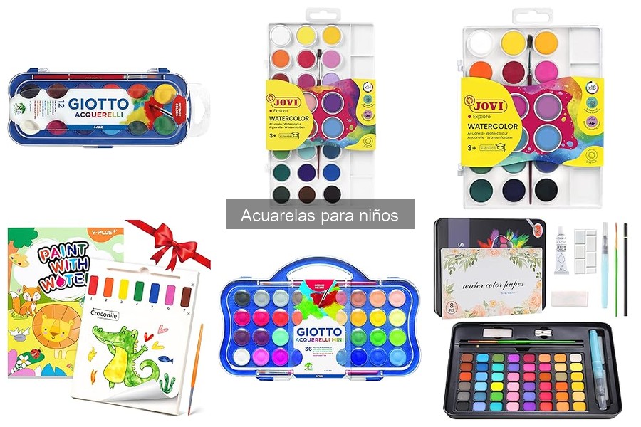 ¿Qué son las acuarelas para niños? Beneficios y características
