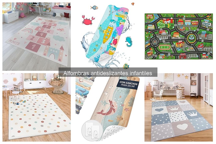 ¿Qué son las alfombras antideslizantes infantiles?