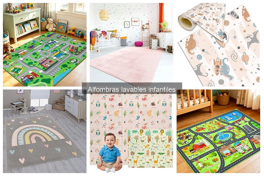 Qué son las alfombras lavables infantiles y sus beneficios