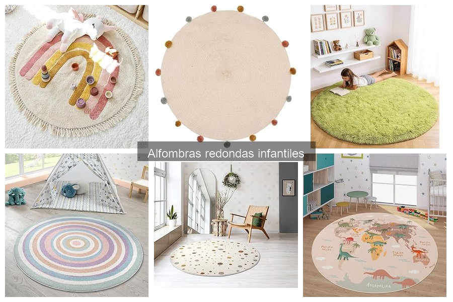 ¿Qué son las alfombras redondas infantiles? Características y uso