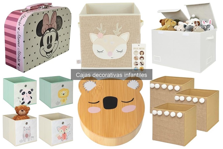¿Qué son las cajas decorativas infantiles? Descubre su encanto