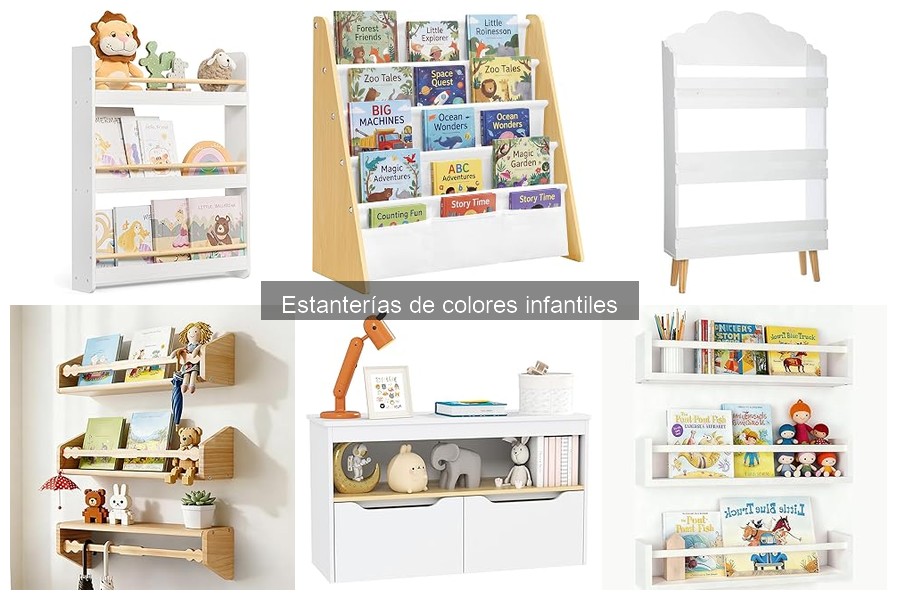 ¿Qué son las estanterías de colores infantiles? Guía rápida