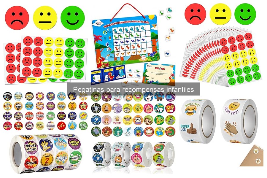 ¿Qué son las pegatinas para recompensas infantiles?